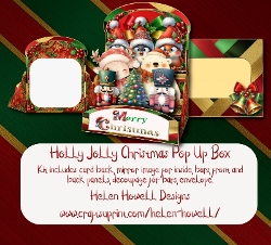 Holly Jolly Christmas Pop Up Box