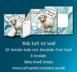Well, Knit my Wool! - a Unisex Card