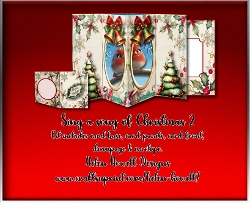 Sing a song of Christmas 2 - Double Window Card