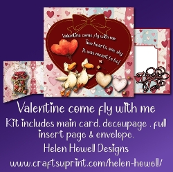 Valentine come fly with me.