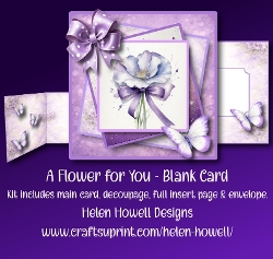 A Flower for you - Blank Card