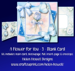 A Flower for you 3 - Blank Card