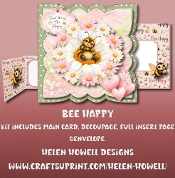Bee Happy - Blank Card