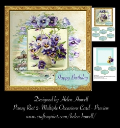 Pansy Riot 2 - Multiple Occasions Card