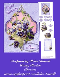 Pansy Basket