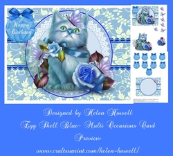 Egg Shell Blue - Multi Occasion Card
