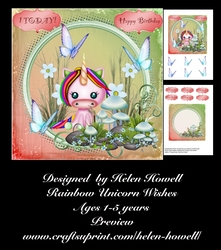 Rainbow Unicorn Wishes - Ages 1-5 years