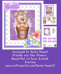 Friends are like Flowers - Various Occasions Card