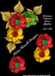 Christmas Coloured Roses