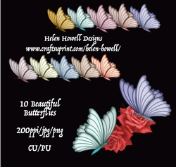 Butterflies jpg/png formats