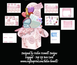 Engaged - Pop Up Box Card