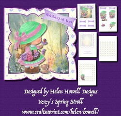 Izzys Spring Stroll - Multi Occasions Card