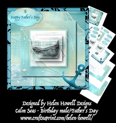 Calm Seas - Male Birthday/Fathers Day