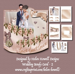 Wedding Bendy Card - 2