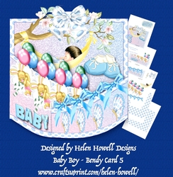 Baby Boy - Bendy Card 5