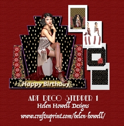 Art Deco Stepper Card 1