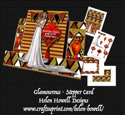 Glamourous - Stepper Card