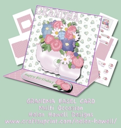 Grandma Easel Card - Multi Occasion
