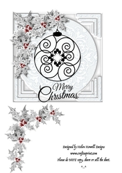 Black & White Christmas - Topper