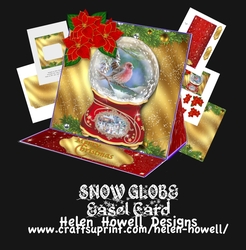 Snow Globe Easel Card