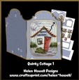 Quirky Cottage 1 Cut and Fold Card - Multi Occasions Card