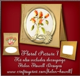 Floral Picture 7 - Tent Card - Multi Occasions Card