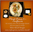 Floral Picture 8 - Tent Card - Multi Occasions Card