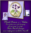 Floral Picture 9 - Tent Card - Multi Occasions Card