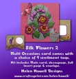 Silk Flowers 2 - Multi Occasions Card