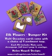 Silk Flowers 5 - Multi Occasions Card - Bumper Kit
