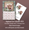 Highland Cow - Calendar 2023