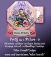 Pretty as a Picture - 2 - Multi Occasion Easel Card