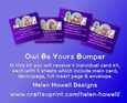 Owl Be Yours Bumper - Cut and fold card