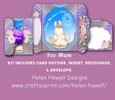 For Mum - Scalloped Gate-fold Card