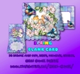 Spring -Blank Card suitable for many occasions - Tent Card.