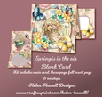 Spring is in the air - Blank Card - Tent Card