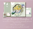 Teacups, Flowers & Butterflies - 2 - Blank Card