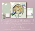 Teacups, Flowers & Butterflies - 4 - Blank Card