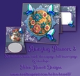 Amazing Flowers 3, Tent Card - Blank Card - Multi Occasions