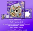 In the Birdhouse - 3 - Multi Occasions Card
