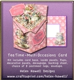 Tea Time - Tuxedo Pop Up Box
