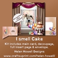 I smell cake - Unisex card