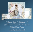 Victorian Lady and Butterflies 3 - Multi Occasions Card