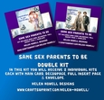 Same Sex Parents - Baby Expected- Double Kit