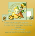 When life gives you lemons 3 - Blank Card