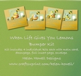 When life gives you lemons Bumper - Blank Cards