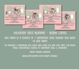 Victorian Girls Bumper- Blank Card - but comes with sentiment tags too. 