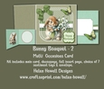 Bunny Bouquet - 2 - Multi Occasions Card