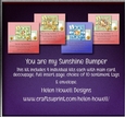You are my Sunshine - Bumper