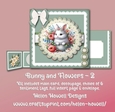 Bunny & Flowers 2 - Multi Occasions Card